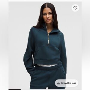 Lululemon Scuba oversized Half-Zip Hoodie